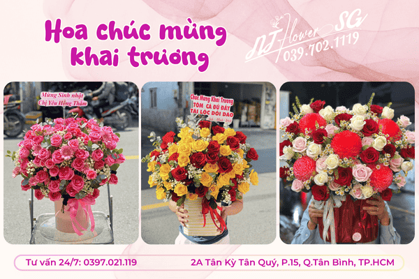 Bó Hoa Tròn Đẹp